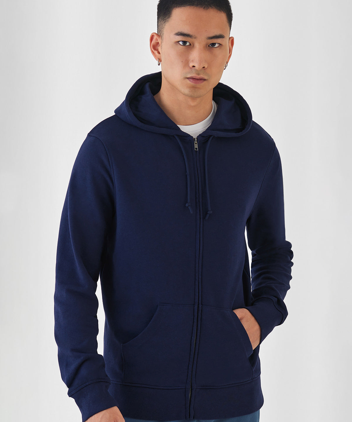 B&C Organic Zipped Hood