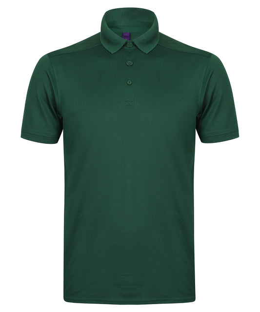 Stretch polo shirt with wicking finish (slim fit)