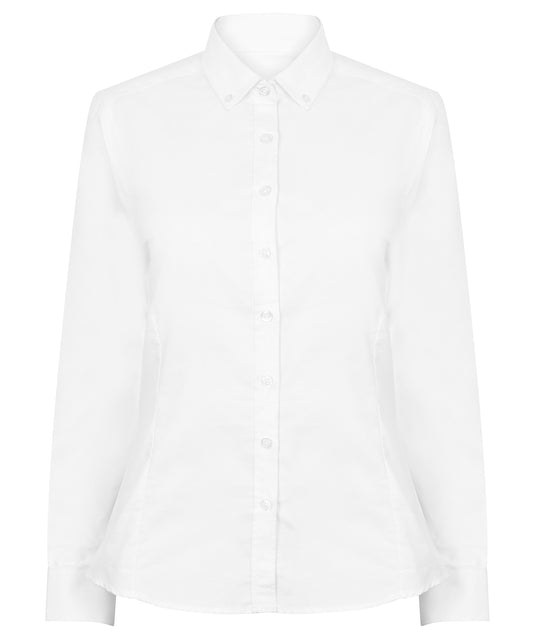 Women's modern long sleeve Oxford shirt