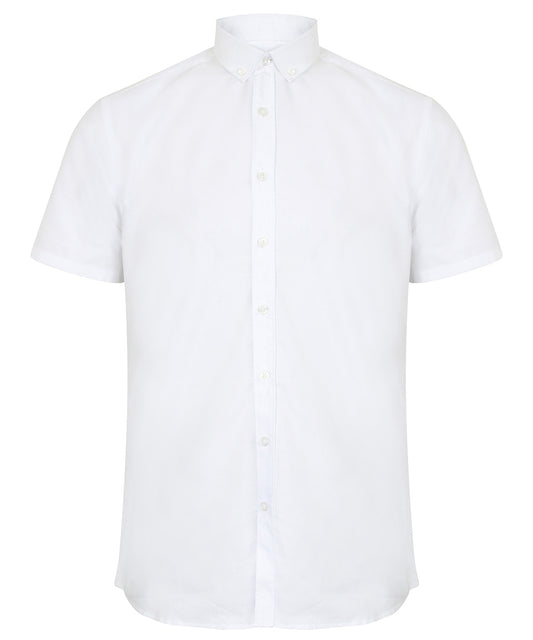 Modern short sleeve Oxford shirt