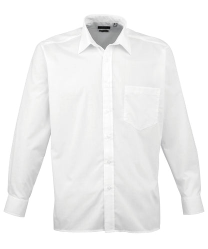 Long sleeve poplin shirt