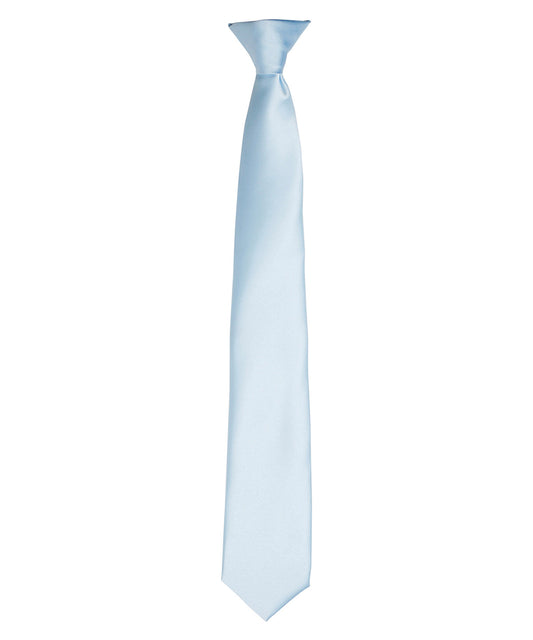 'Colours' satin clip tie