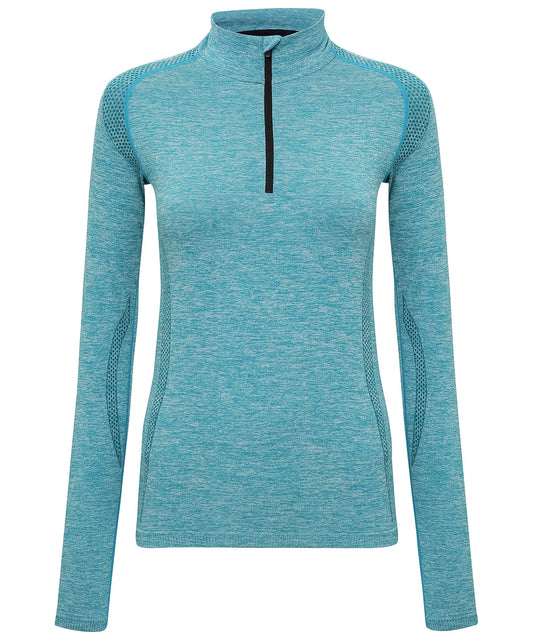 Women's TriDri® seamless '3D fit' multi-sport performance zip top