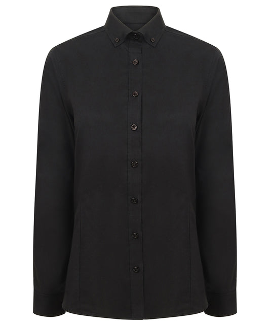 Women's modern long sleeve Oxford shirt