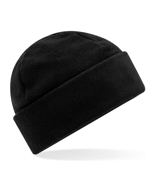 Beanie van gerecyclede fleece met omslag