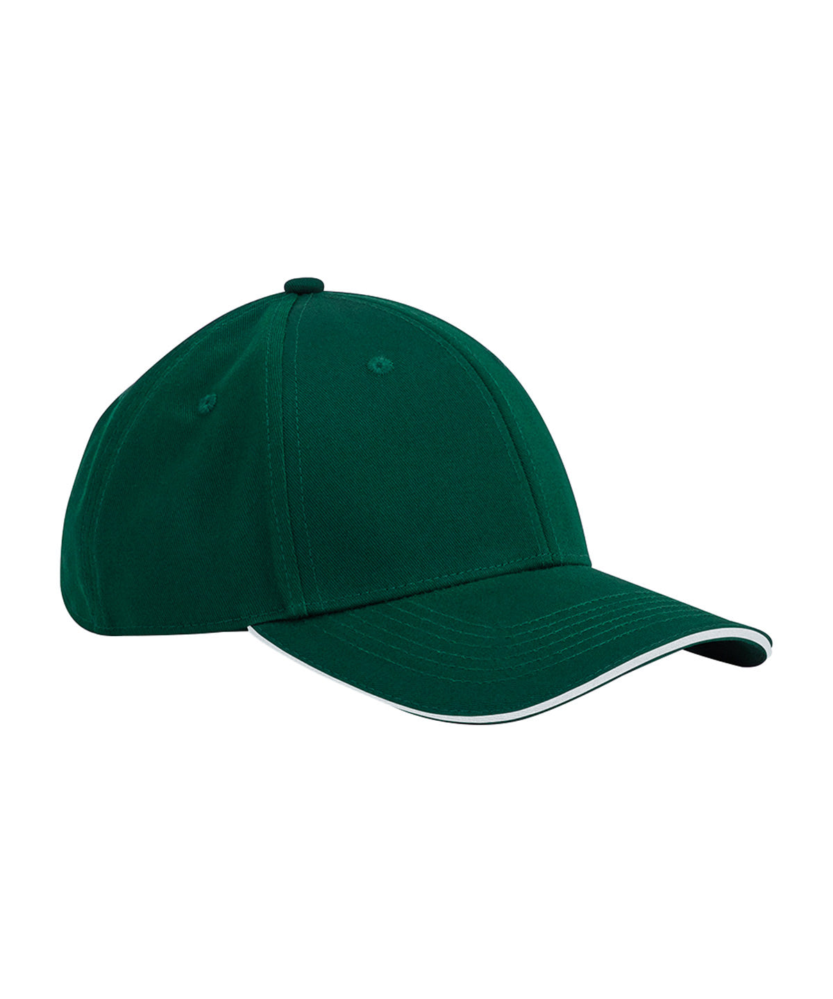 EarthAware® classic organic cotton 6-panel cap - sandwich peak