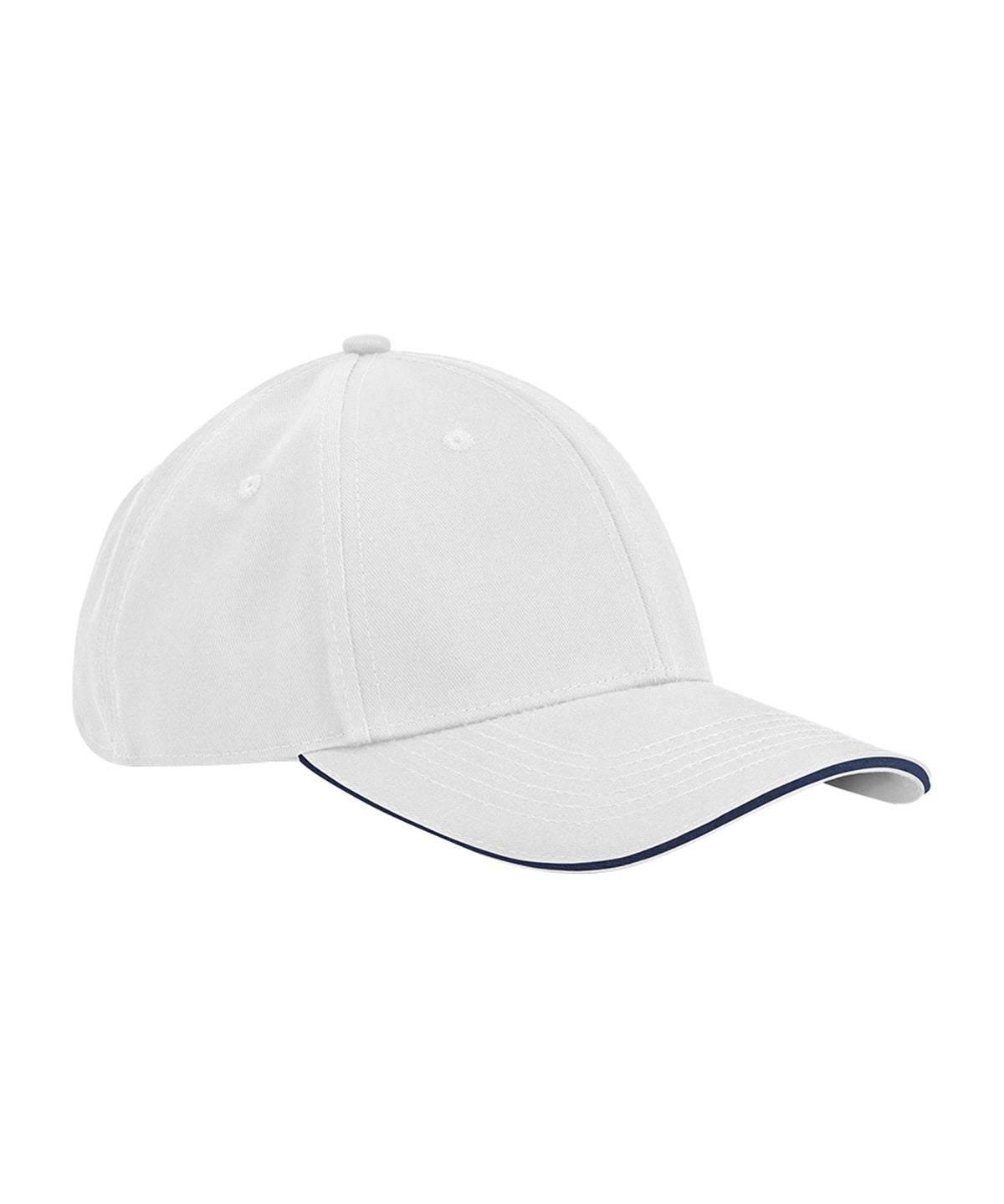 EarthAware® classic organic cotton 6-panel cap - sandwich peak