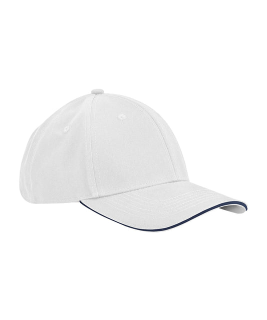 EarthAware® classic organic cotton 6-panel cap - sandwich peak