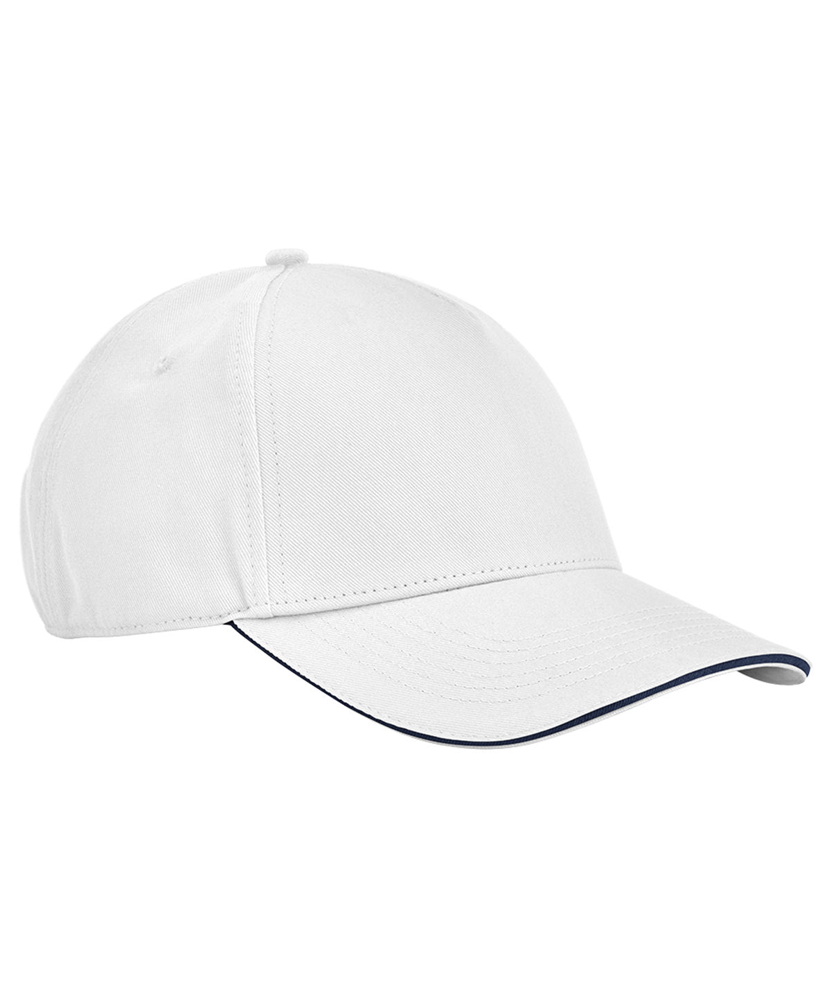 EarthAware® classic organic cotton 5-panel cap - sandwich peak