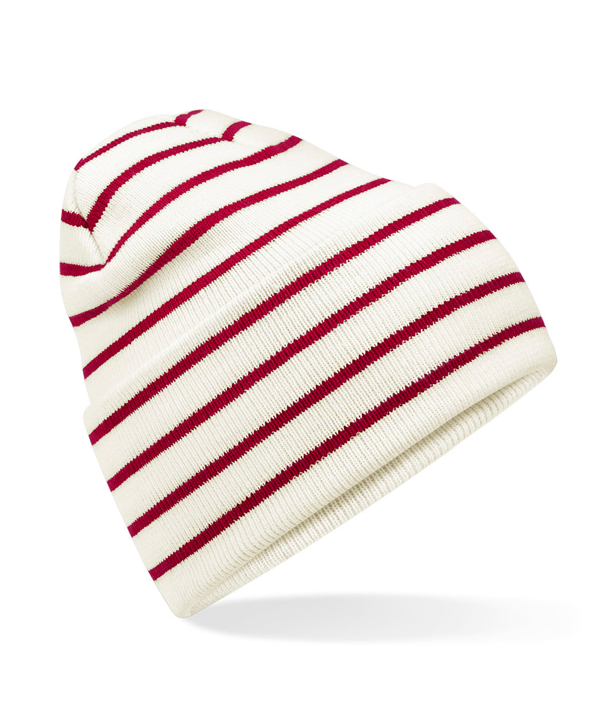 Original deep cuffed striped beanie
