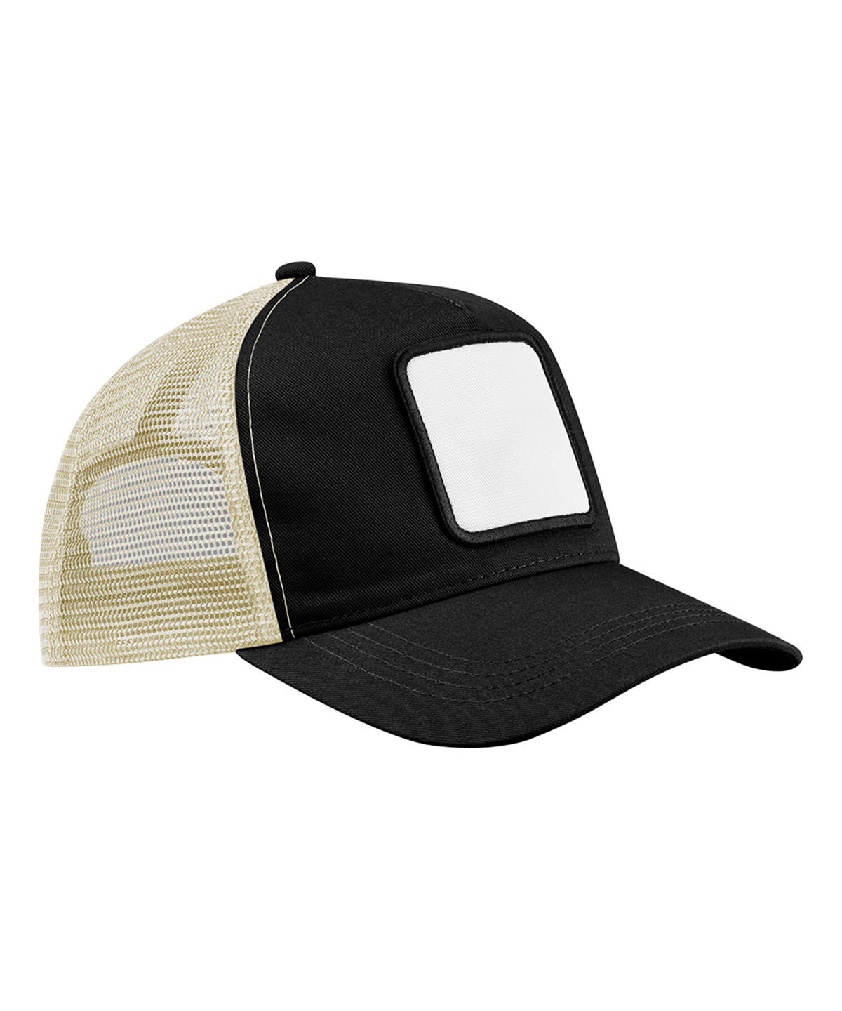 Applique patch 5-panel trucker