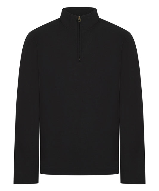 Premium piqué 1/4-zip top