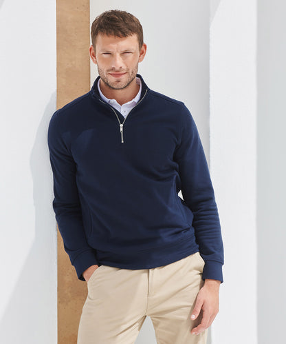 Unisex sustainable 1/4 zip sweatshirt