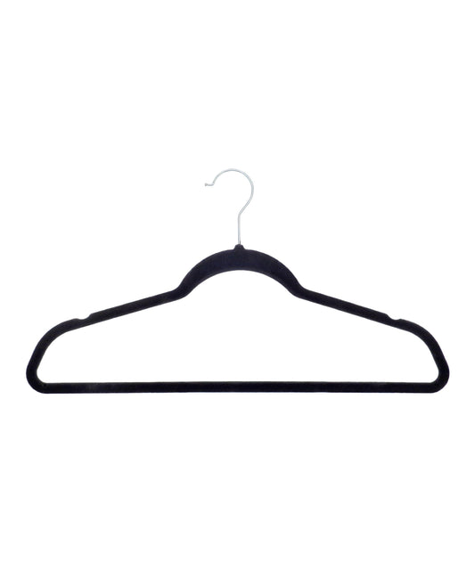 Velvet-effect coat hangers (25-pack)