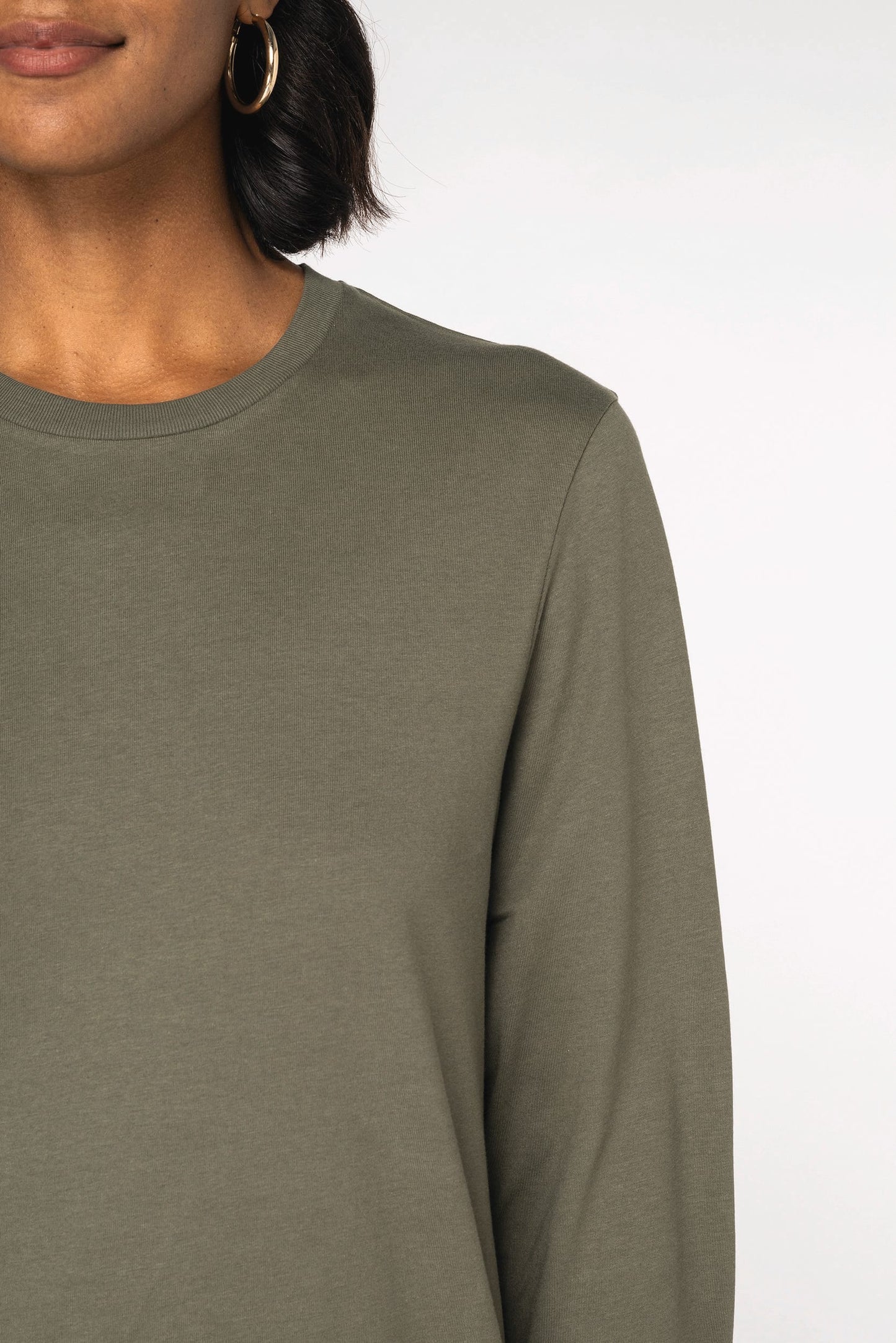 Ecologisch uniseks T-shirt met lange mouwen