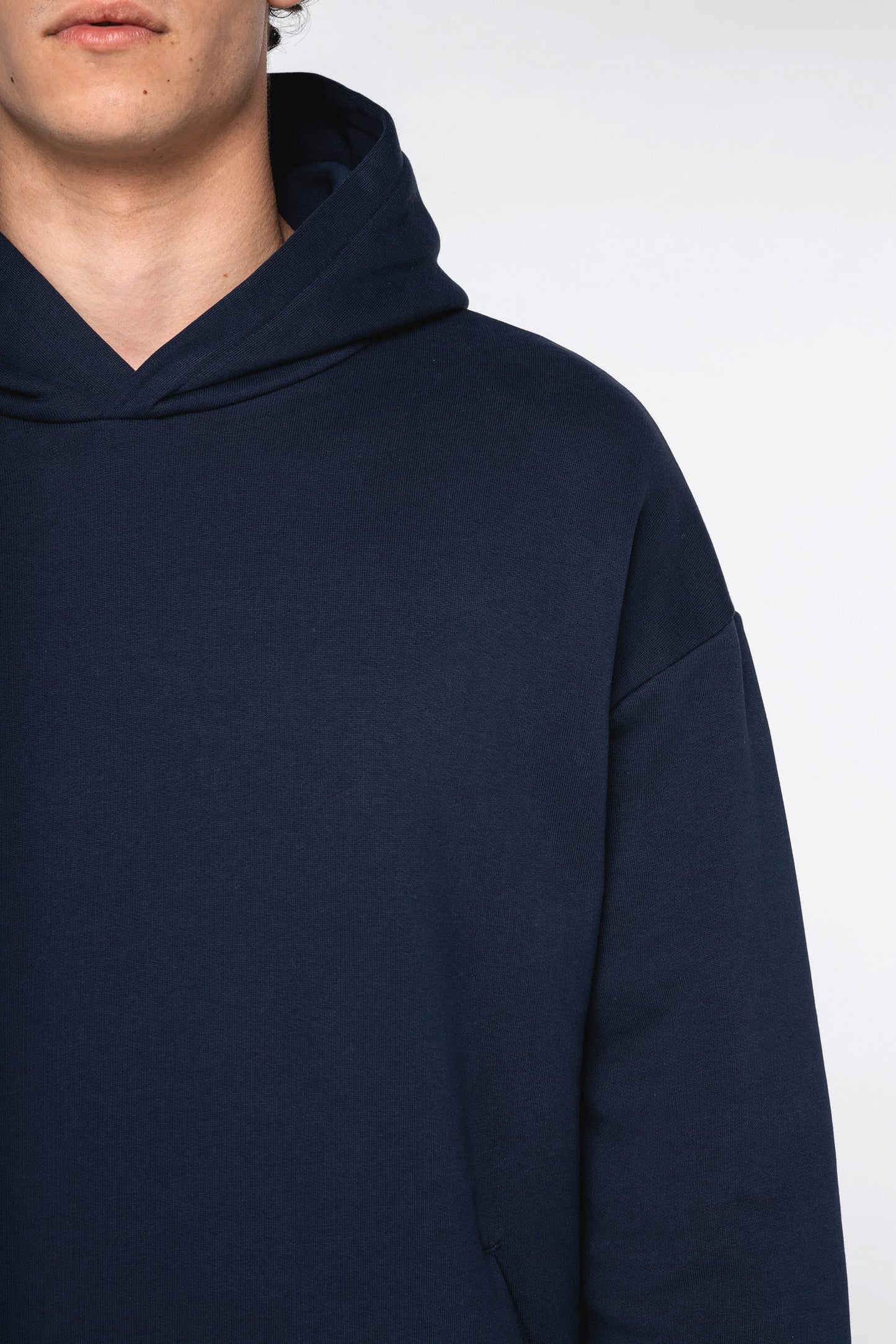 Ecologische uniseks oversized sweater met capuchon