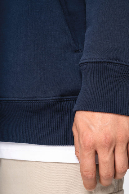 Ecologische uniseks oversized sweater met capuchon