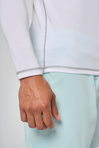 Functioneel heren-t-shirt met lange mouwen en anti-UV-bescherming