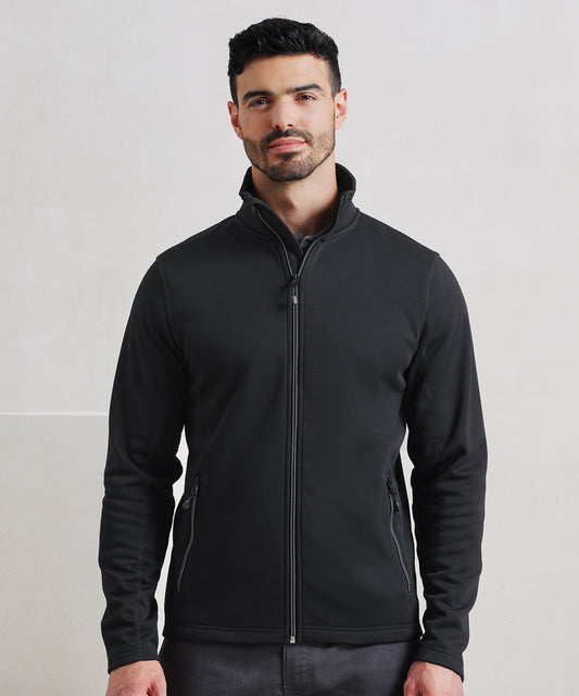 Men's spun-dyed sustainable zip-through sweatshirt