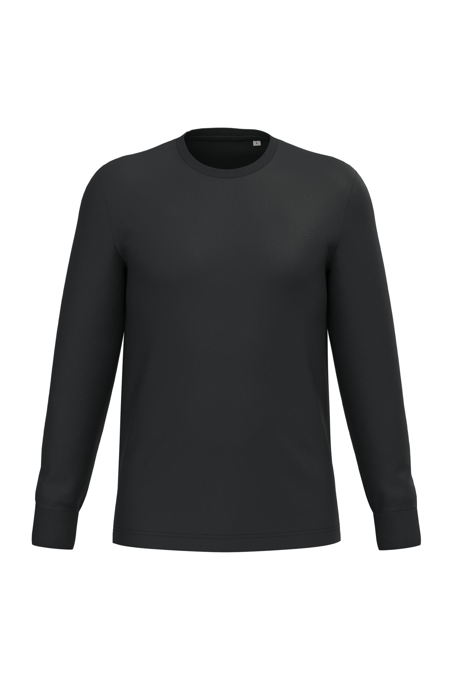 Ecologisch uniseks T-shirt met lange mouwen