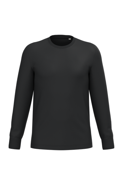 Ecologisch uniseks T-shirt met lange mouwen