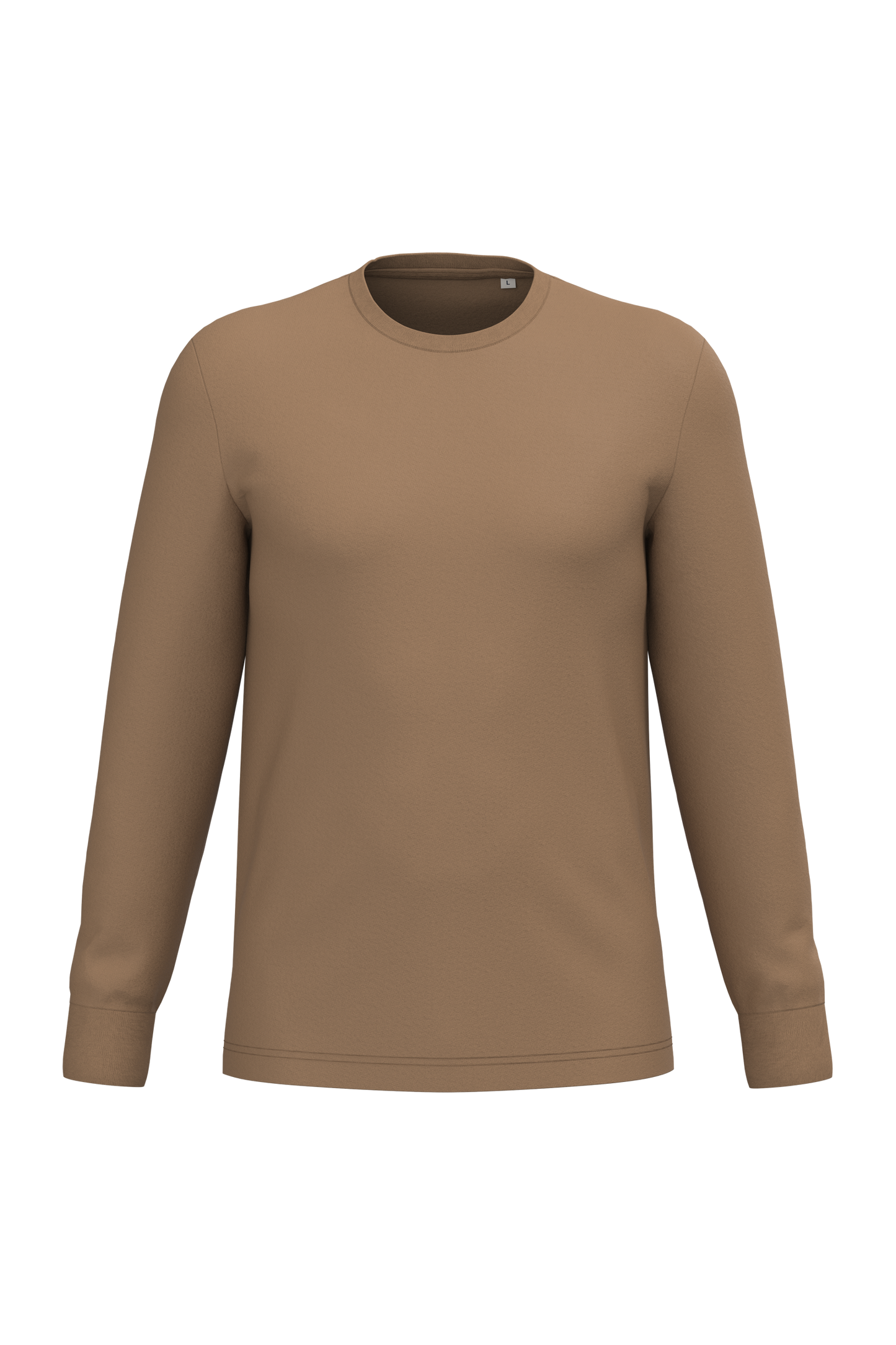 Ecologisch uniseks T-shirt met lange mouwen
