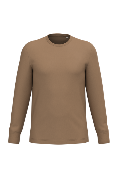 Ecologisch uniseks T-shirt met lange mouwen