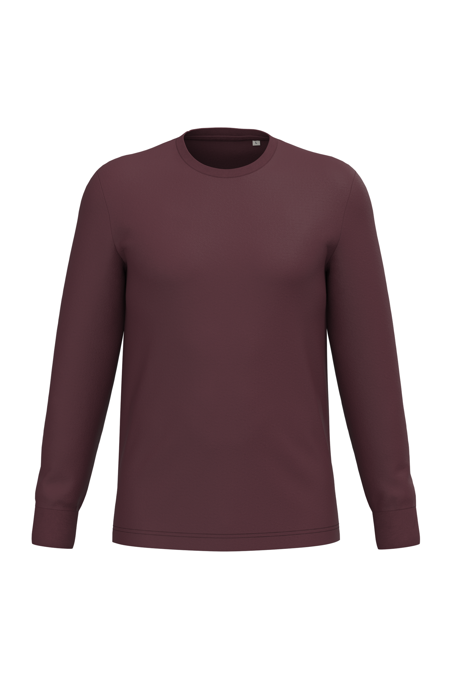 Ecologisch uniseks T-shirt met lange mouwen