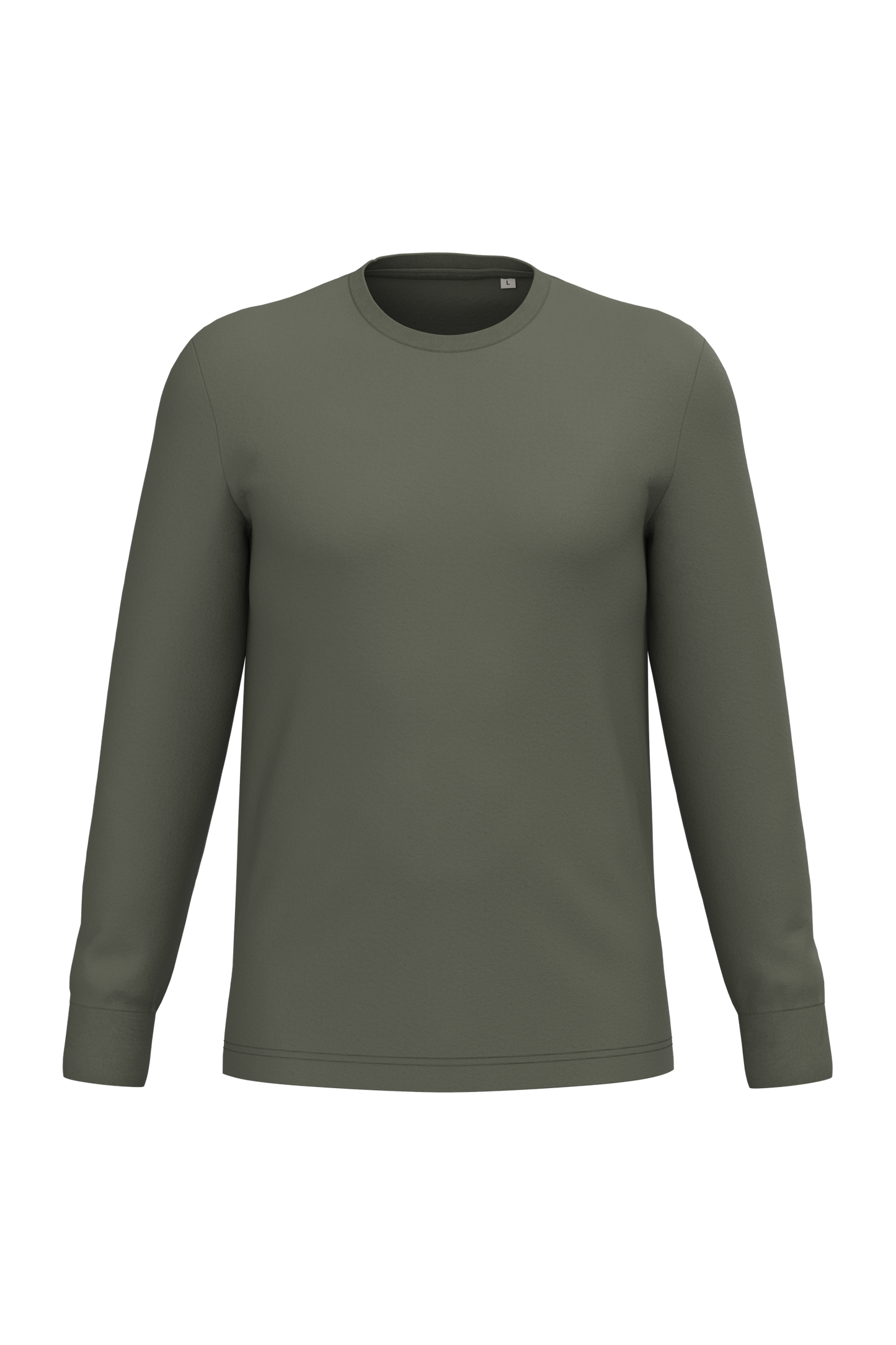 Ecologisch uniseks T-shirt met lange mouwen