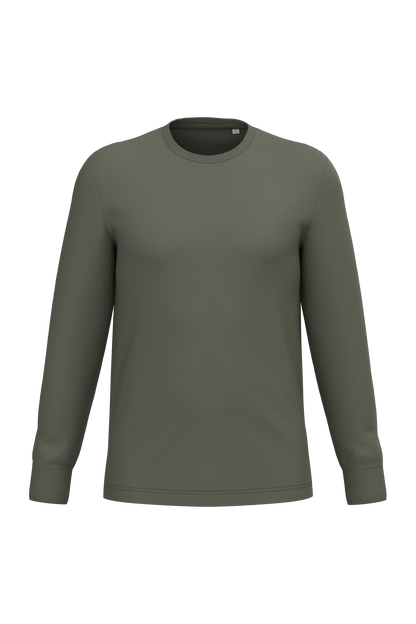 Ecologisch uniseks T-shirt met lange mouwen