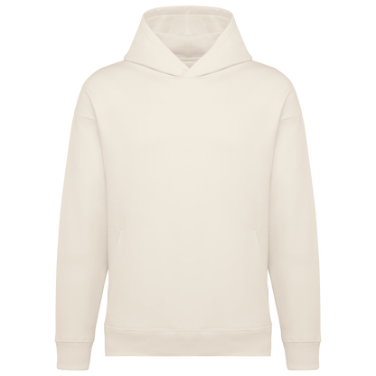 Ecologische uniseks oversized sweater met capuchon