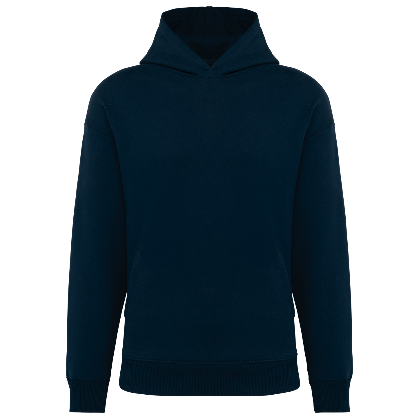 Ecologische uniseks oversized sweater met capuchon