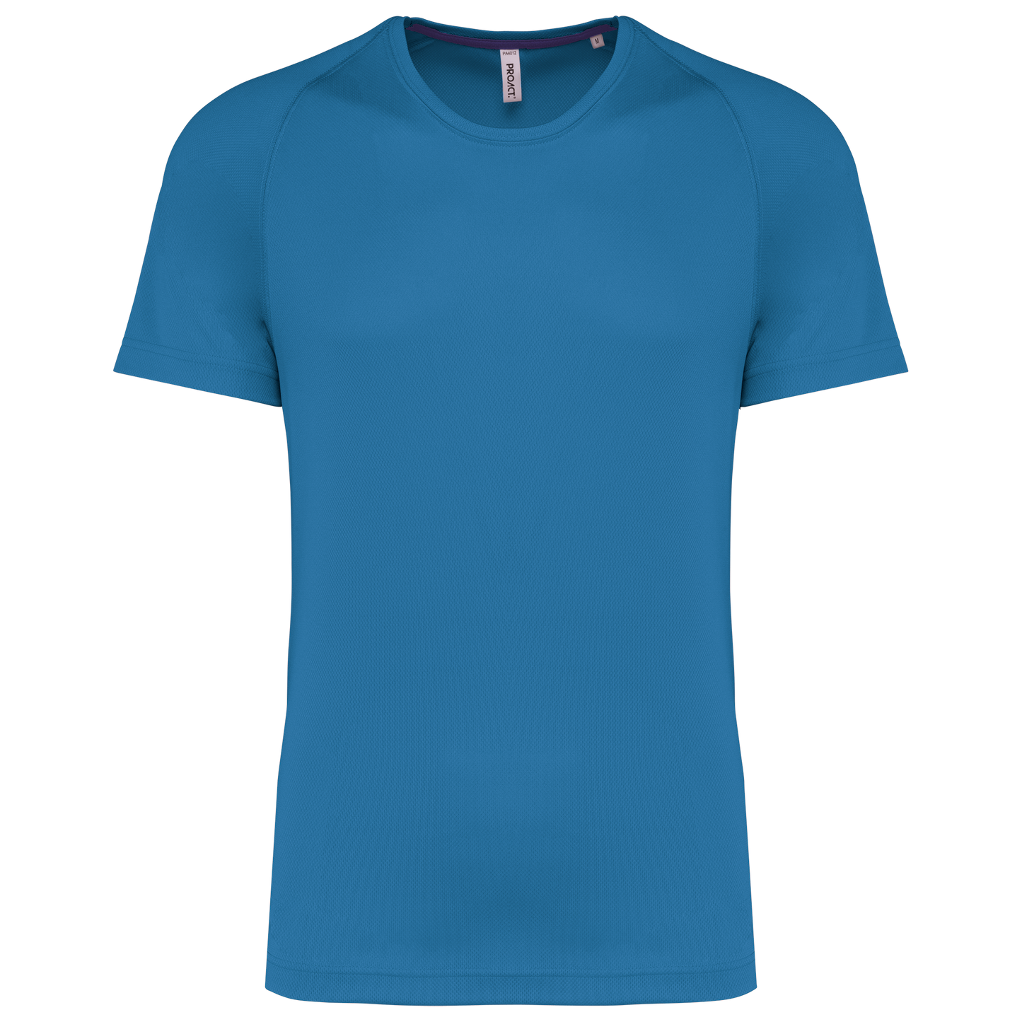 Gerecycled herensport-T-shirt met ronde hals