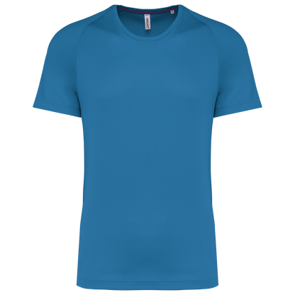 Gerecycled herensport-T-shirt met ronde hals