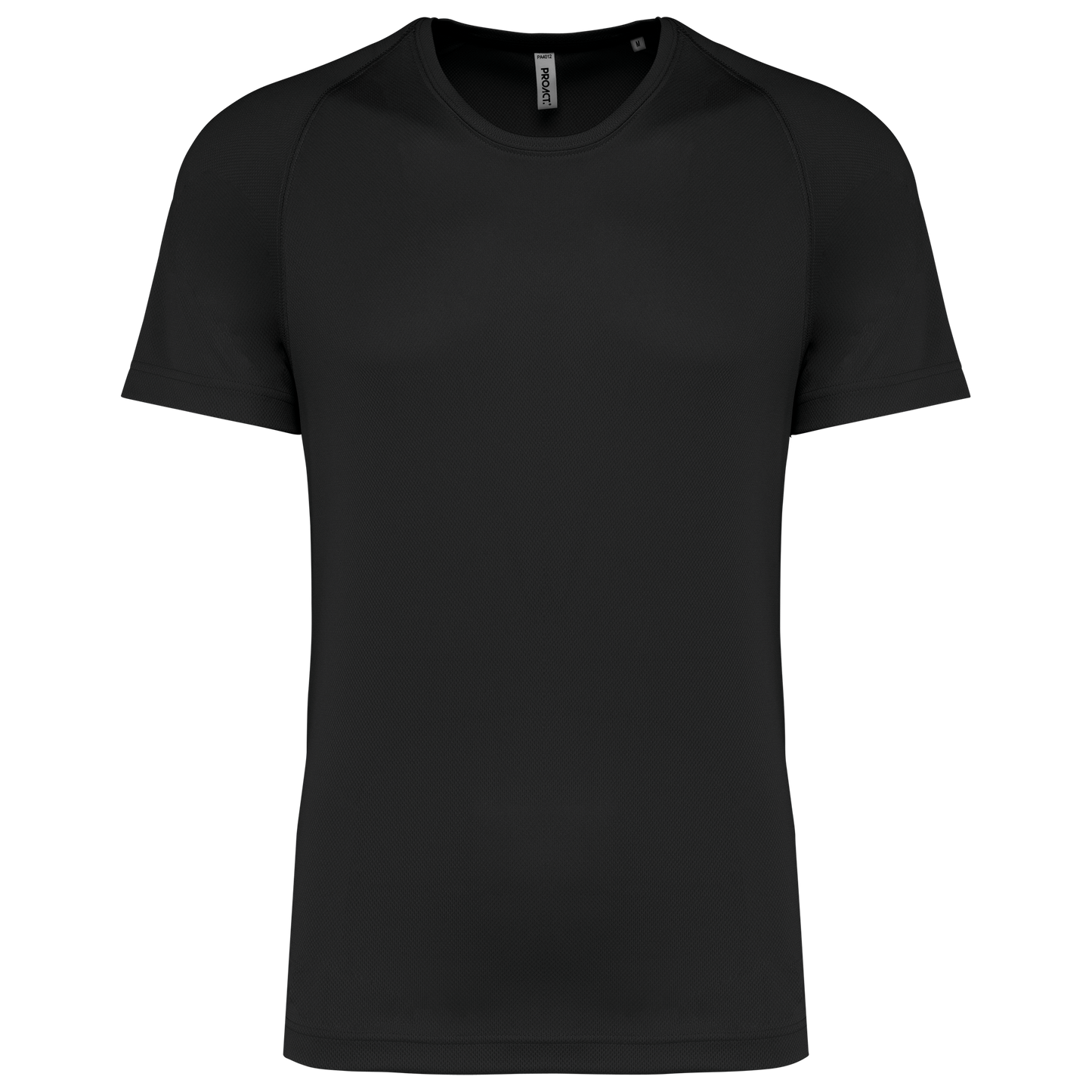 Gerecycled herensport-T-shirt met ronde hals