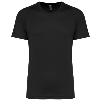 Gerecycled herensport-T-shirt met ronde hals