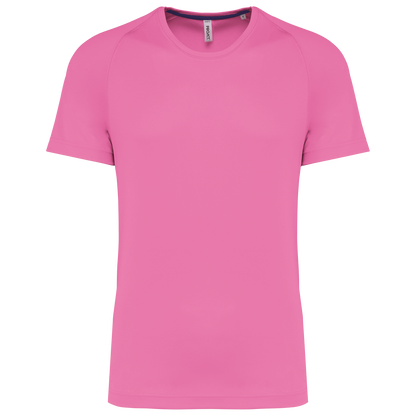 Gerecycled herensport-T-shirt met ronde hals