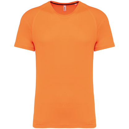 Gerecycled herensport-T-shirt met ronde hals