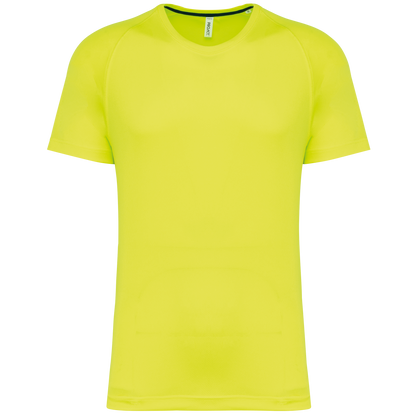 Gerecycled herensport-T-shirt met ronde hals
