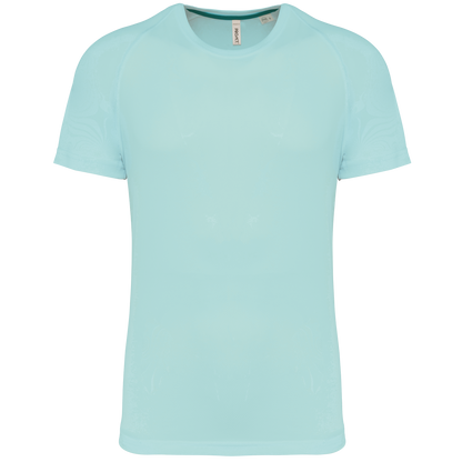 Gerecycled herensport-T-shirt met ronde hals