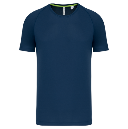 Gerecycled herensport-T-shirt met ronde hals