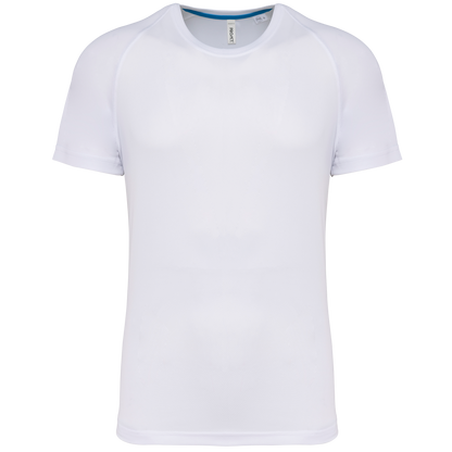 Gerecycled herensport-T-shirt met ronde hals