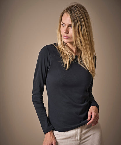 Women's long sleeve interlock tee