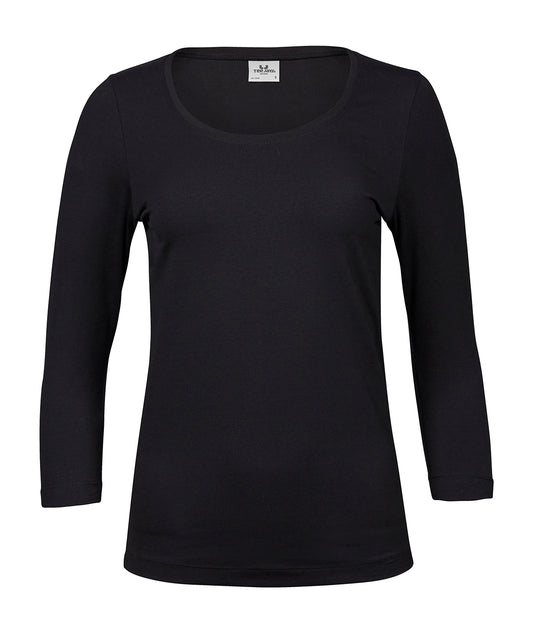 Women's stretch 3/4 sleeve tee (460)