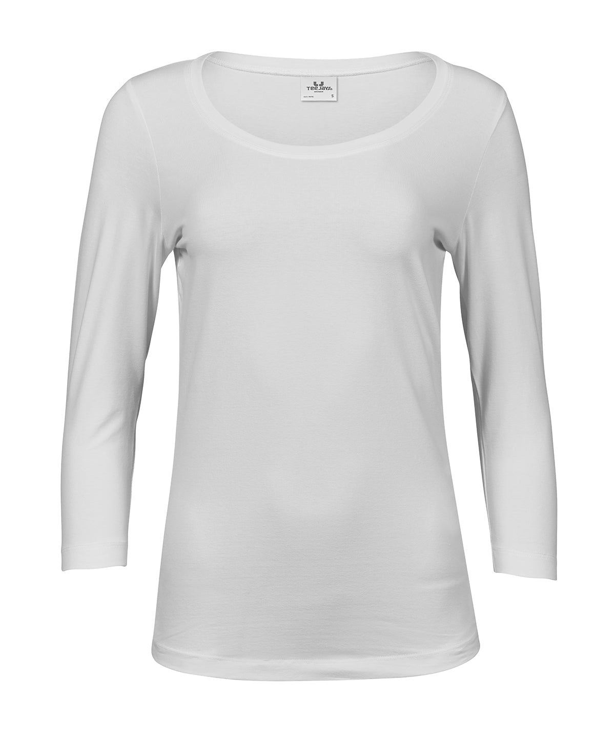 Women's stretch 3/4 sleeve tee (460)