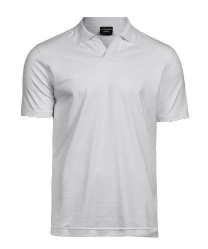 Luxury stretch v-neck polo (1404)