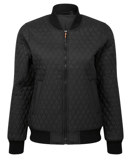 Women's quilted flight jacket