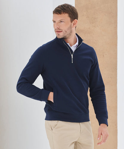 Unisex sustainable 1/4 zip sweatshirt