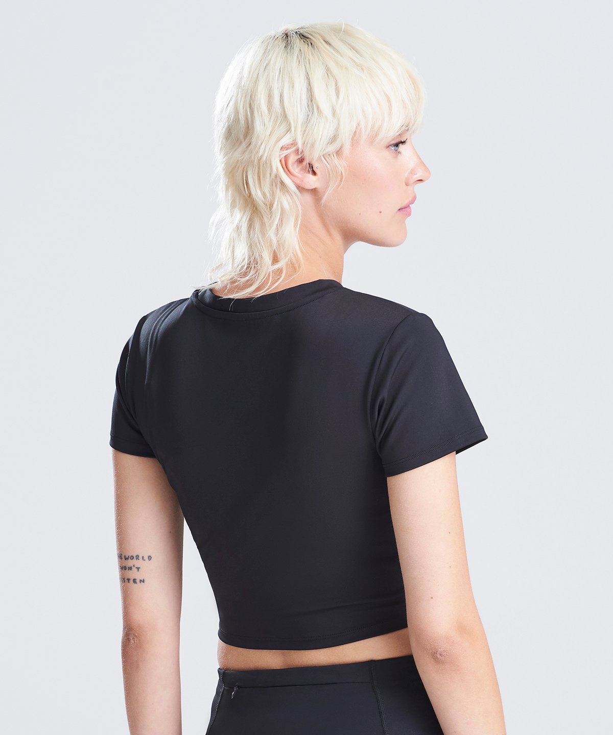 Women's recycled cropped T