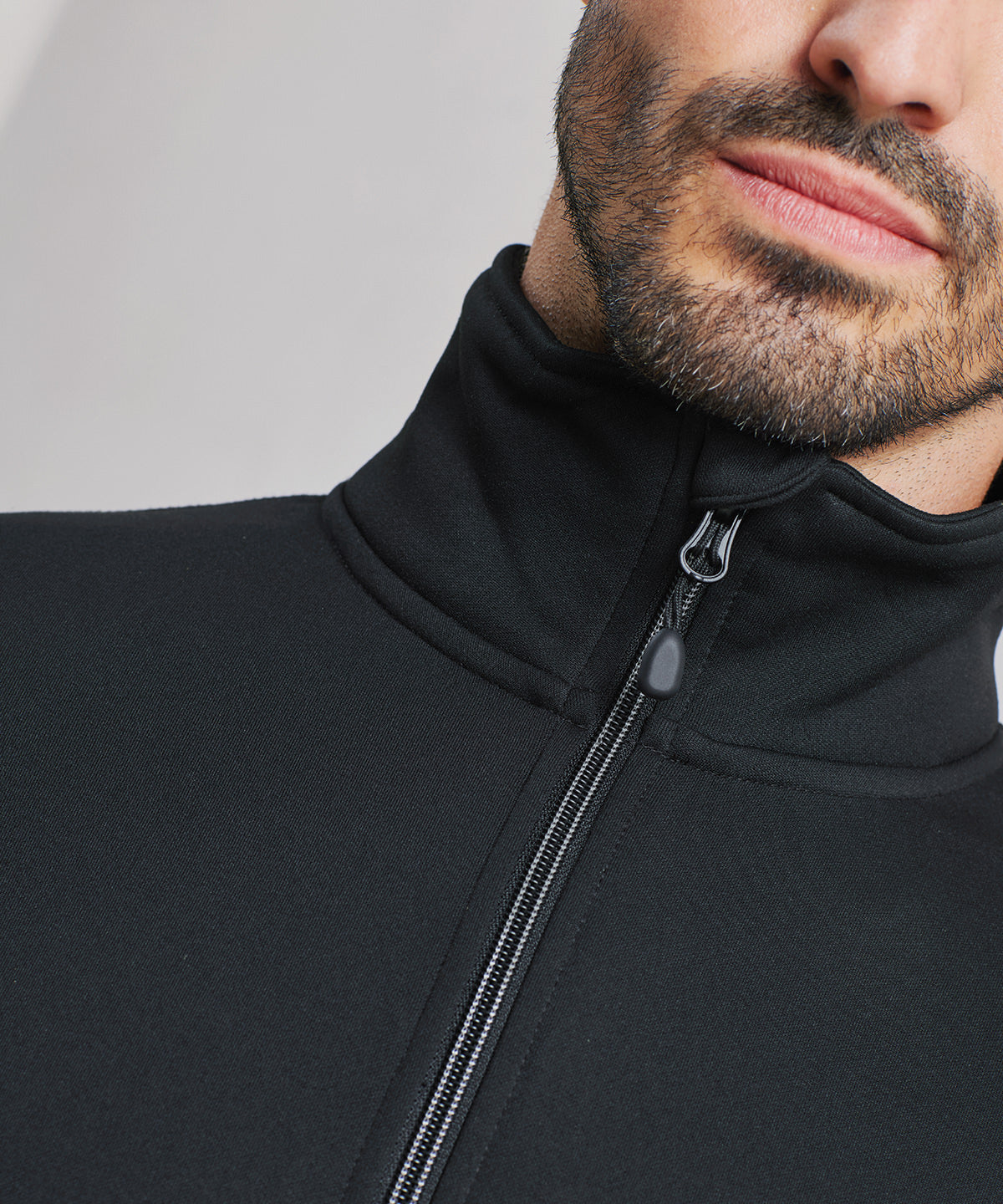 Men's spun-dyed sustainable zip-through sweatshirt